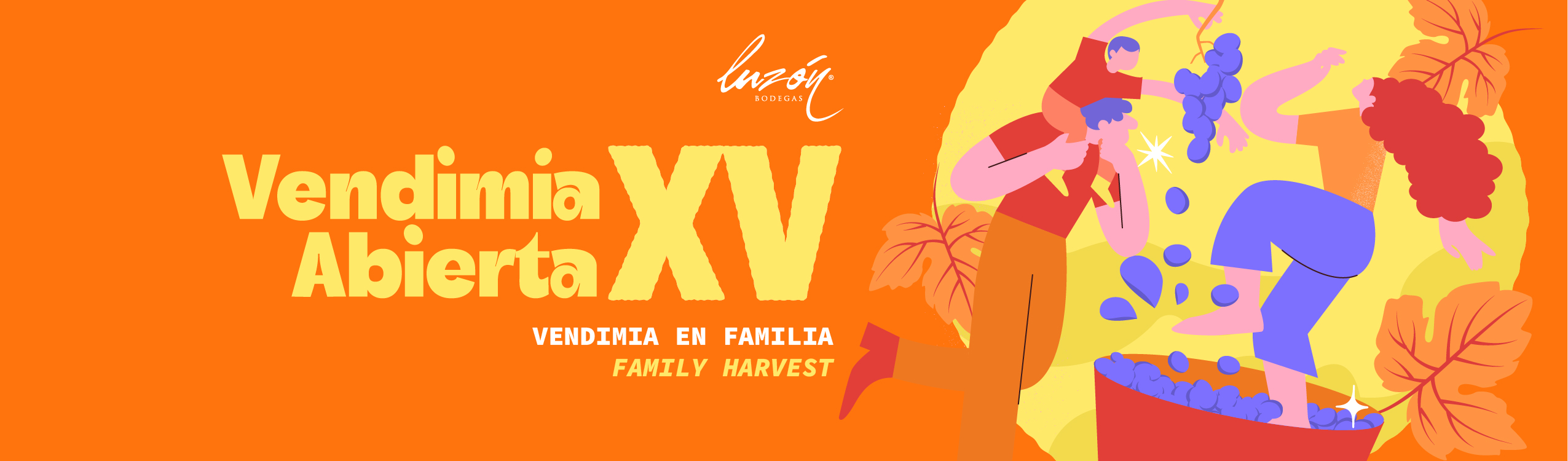Vendimia en familia